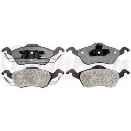 Custom Accessories AXMD816 Disc Brake Pad Set - Front, Semi-Metallic, FMSI D816, with Shims