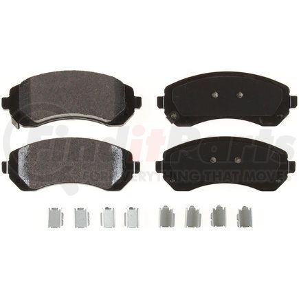 Custom Accessories AXMD844 Disc Brake Pad Set - Front, Semi-Metallic, FMSI D844, with Shims