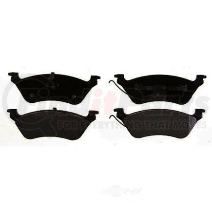 Custom Accessories AXMD858 Disc Brake Pad Set - Rear, Semi-Metallic, FMSI D858, with Shims