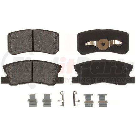 Custom Accessories AXMD868 Disc Brake Pad Set - Rear, Semi-Metallic, FMSI D868, with Shims