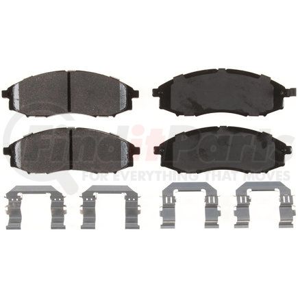 Custom Accessories AXMD830 Disc Brake Pad Set - Front, Semi-Metallic, FMSI D830, with Shims