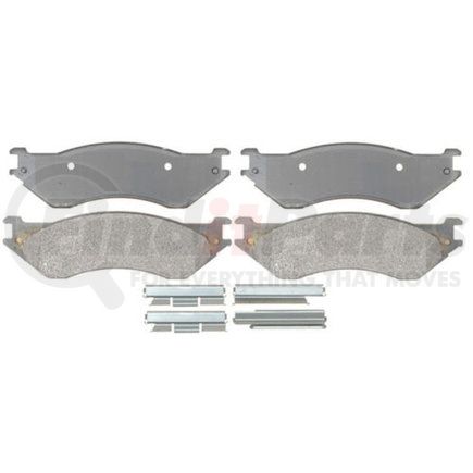 Custom Accessories AXMD842 Disc Brake Pad Set - Front, Semi-Metallic, FMSI D842