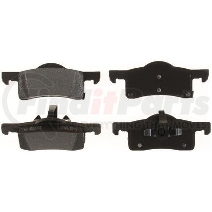 Custom Accessories AXMD935 Disc Brake Pad Set - Rear, Semi-Metallic, FMSI D935, with Shims
