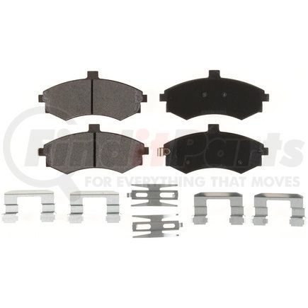 Custom Accessories AXMD941 Disc Brake Pad Set - Front, Semi-Metallic, FMSI D941, with Shims