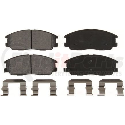 Custom Accessories AXMD955 Disc Brake Pad Set - Front, Semi-Metallic, FMSI D955, with Shims