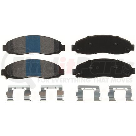 Custom Accessories AXMD962 Disc Brake Pad Set - Front, Semi-Metallic, FMSI D962