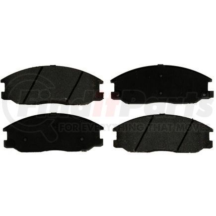 Custom Accessories AXMD1097 Disc Brake Pad Set - Front, Semi-Metallic, FMSI D1097