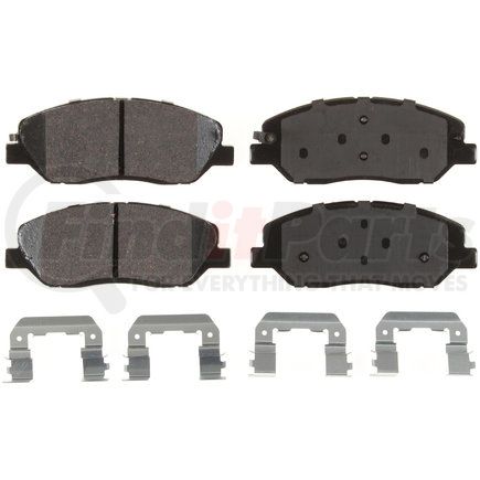 Custom Accessories AXMD1202 Disc Brake Pad Set - Front, Semi-Metallic, FMSI D1202