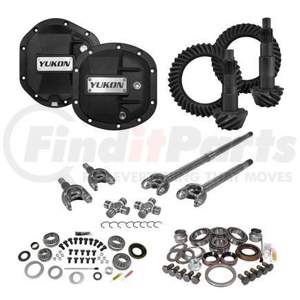 YGK055STG3 by YUKON - Stage 3 Re-Gear Kit upgrades front/rear diffs; 24 spl; incl covers/fr axles