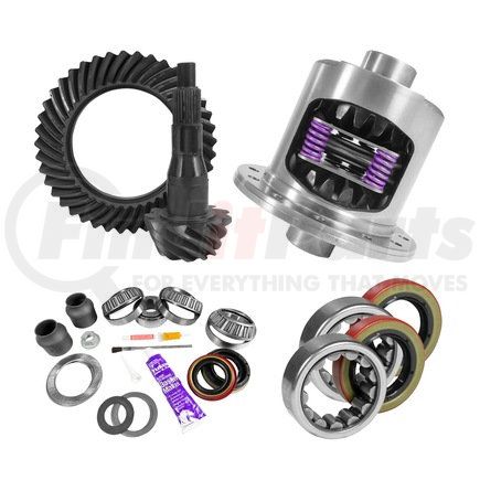 YGK2091 by YUKON - 9.75in. Ford 3.55 Rear Ring/Pinion; Install Kit; 34spl Posi; Axle Bearings