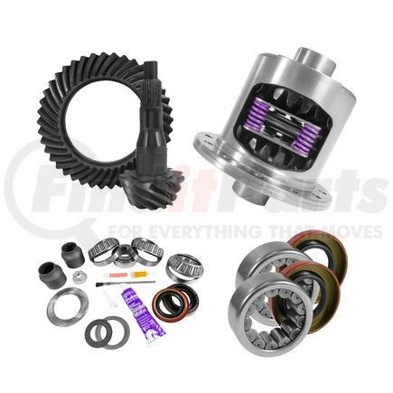 YGK2097 by YUKON - 9.75in. Ford 3.55 Rear Ring/Pinion; Install Kit; 34spl Posi; 2.99in. Axle Bearin