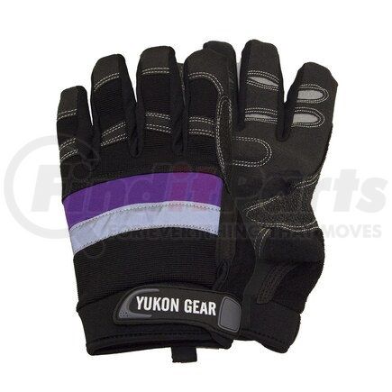 YRGGLOVES-1 by YUKON - Work Gloves - Recovery Gloves, with textured Rubber Palms/Fingers, Nylon Upper