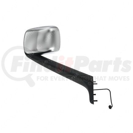 A22-77791-007 by FREIGHTLINER - Auxiliary Hood Mounted Mirror - Passenger Side, Bright, Auxiliary