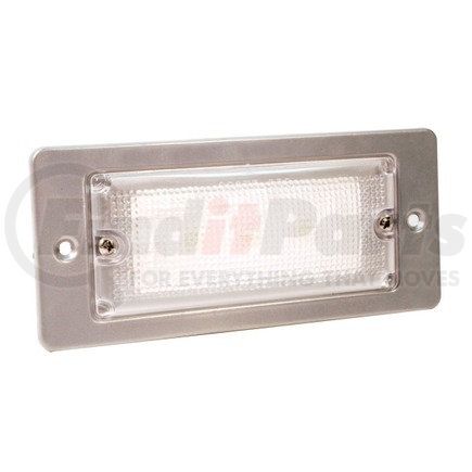 61921 by GROTE - Standard Mount Rectangular LED Dome Light, White, 3 Diodes, Recess-Mount