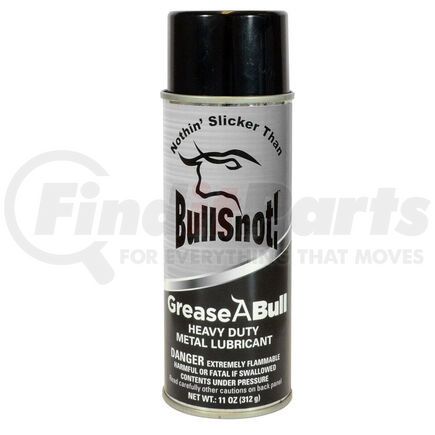 10899016 by BULLSNOT! - BullSnot 10899016 GreaseABull Spray Grease Metal Lubricant White Grease Spray Water-Resistant 11oz