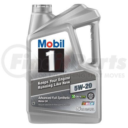 120763 by MOBIL OIL - Engine Oil - Advanced Full Synthetic, SAE 5W-20, 5 Quarts