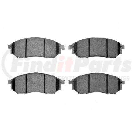 1311-0888-00 by DYNAMIC FRICTION COMPANY - 3000 Semi-Metallic Brake Pads
