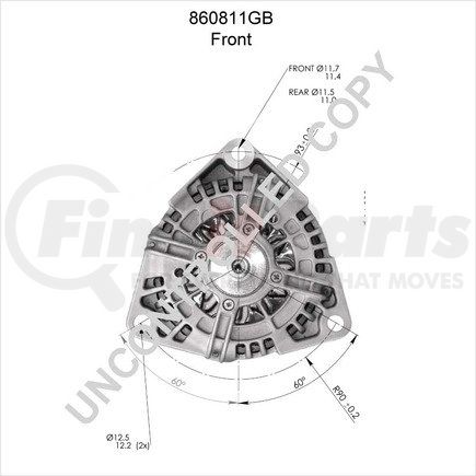 860811GB by LEECE NEVILLE - High Output Alternator