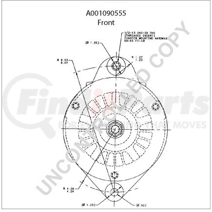 A001090555 by LEECE NEVILLE - High Output Alternator