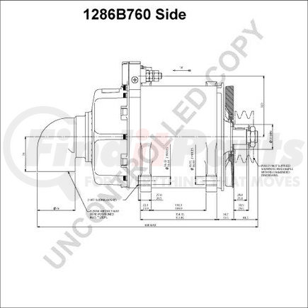 1286B760 by LEECE NEVILLE - High Output Alternator