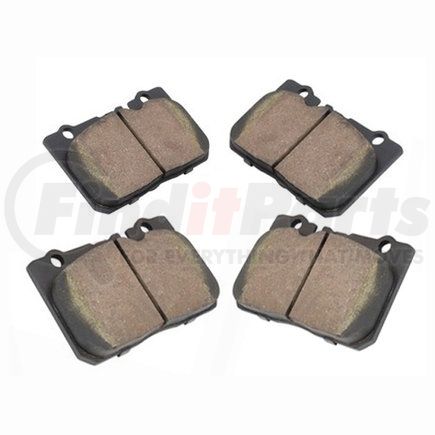 1000-0665M by MPA ELECTRICAL - Quality-Built Disc Brake Pad Set - Semi-Metallic