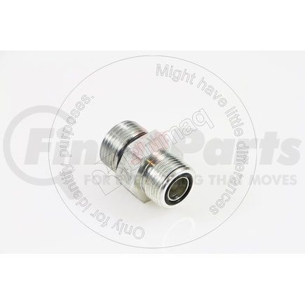 6V8713 by BLUMAQ - Hydraulic Coupling / Adapter - Steel, 1.25 in. Long, Straight, with Center Hex