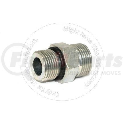 6V8637 by BLUMAQ - Hydraulic Coupling / Adapter - Steel, 1.25 in. Long, Straight, with Center Hex
