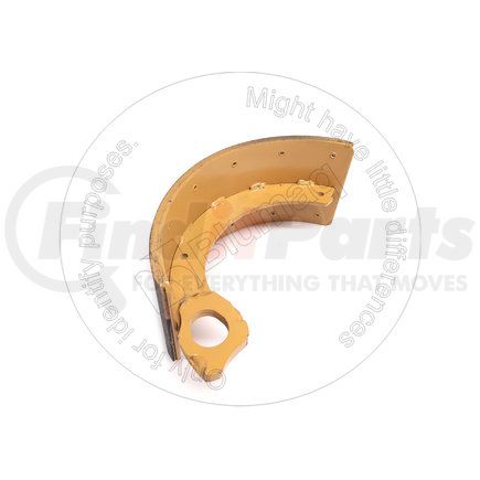 9C4306 by BLUMAQ - Drum Brake Shoe and Lining Assembly - Fit for Caterpillar Applications