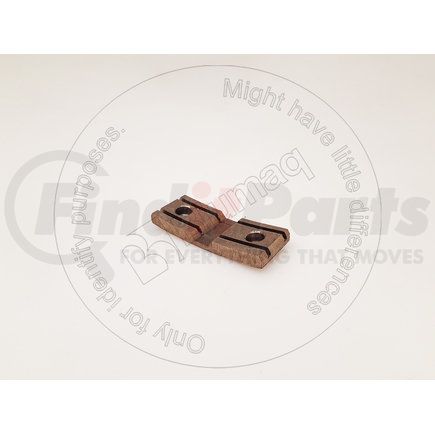 9P0695 by BLUMAQ - Drum Brake Shoe Lining - 4 in x 4 in x 0.5 in, Fit for Caterpillar Applications