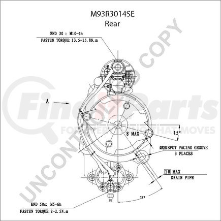 M93R3014SE by LEECE NEVILLE - Heavy Duty Starter Motor