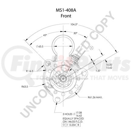 MS1-408A by LEECE NEVILLE - Heavy Duty Starter Motor