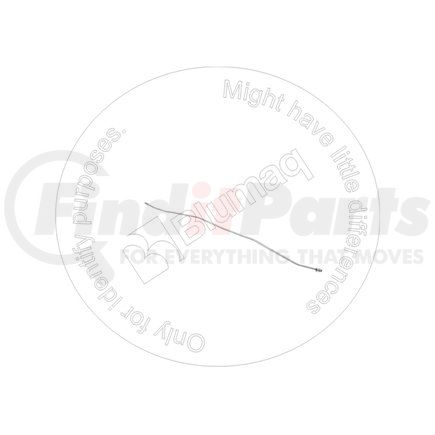 5K2015 by BLUMAQ - Brake Hydraulic Line - Front, Steel, 0.19" ID