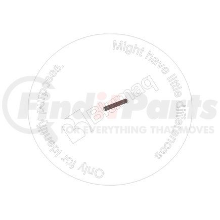 5K5887 by BLUMAQ - Square Key - 50.8 mm. Long, 6.37 mm. Square Width
