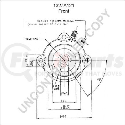 1327A121 by LEECE NEVILLE - Starter Motor