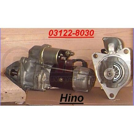 03122-8030 by ROMAINE ELECTRIC - Starter Motor - 24V, 6 Kw