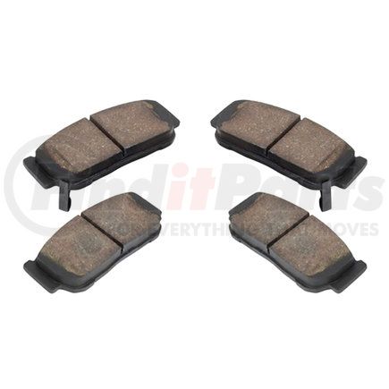 1001-0954AC by MPA ELECTRICAL - Quality-Built Premium Ceramic Brake Pads w/ Hardware