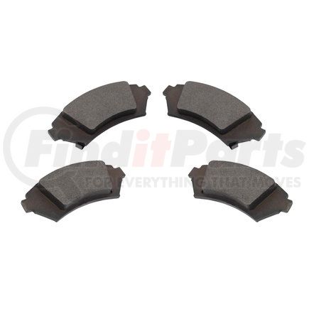 1002-1076M by MPA ELECTRICAL - Quality-Built Work Force Heavy Duty Brake Pads w/ Hardware