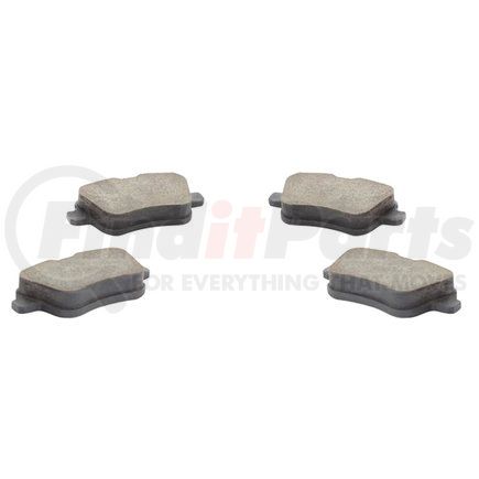 1003-1646BM by MPA ELECTRICAL - Quality-Built Black Series Semi-Metallic Brake Pads w/ Hardware