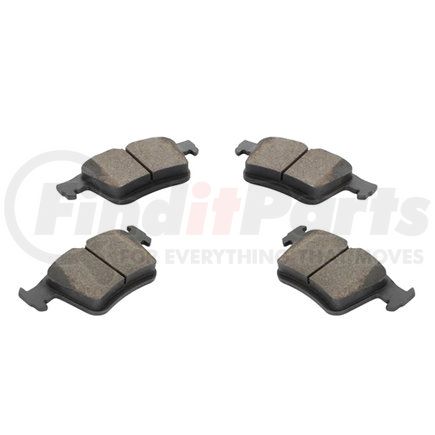 1003-1761AC by MPA ELECTRICAL - Quality-Built Black Series Ceramic Brake Pads w/ Hardware