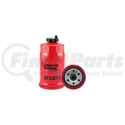 BF5587-D by HASTING FILTER - Secondary Fuel Spin-on with Drain