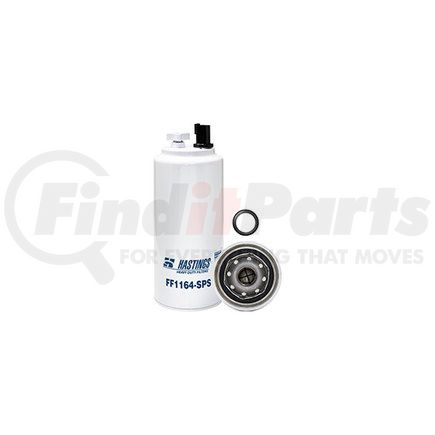 FF1164-SPS by HASTING FILTER - Fuel/Water Separator Spin-on with Drain, Sensor Port and Reusable Sensor