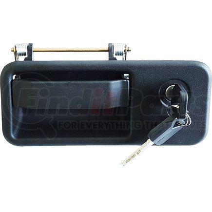TR021-VLH-R by TORQUE PARTS - Door Handle - Passenger Side, with Two Keys, for Volvo VNL Trucks