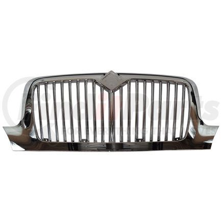 TR040-INGR by TORQUE PARTS - Grille - Chrome, 57" x 25", for 2002-19 International Durastar 4000 Series Trucks