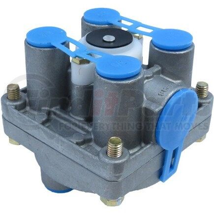 TR110415 by TORQUE PARTS - Air Brake Service Relay Valve - Nipple Mount, (4) 3/8" Delivery Ports, 3/8" Control Port, 3/4" Reservoir Port