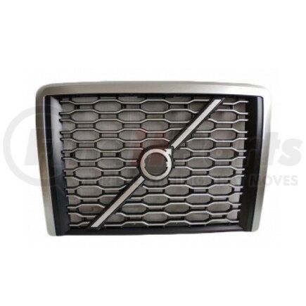 TR450-VLGR by TORQUE PARTS - Grille - Chrome, with Bug Screen, for 2018+ Volvo VNL Trucks