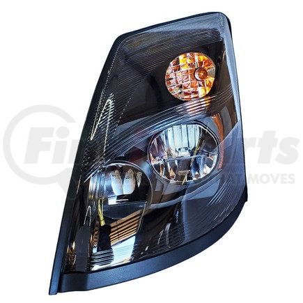 TR466-VLLHL-L by TORQUE PARTS - Headlight - Driver Side, LED, for 2004-2017 Volvo VN/VNL/VNX Trucks