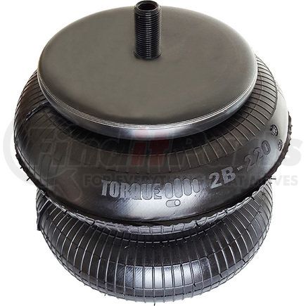 TR6897 by TORQUE PARTS - Suspension Air Spring - Double Convoluted, 3.12 in. Compressed Height