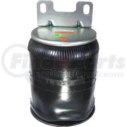 TR9287 by TORQUE PARTS - Suspension Air Spring - Trailer, 8.10 in. Compressed Height, Reversible Sleeve