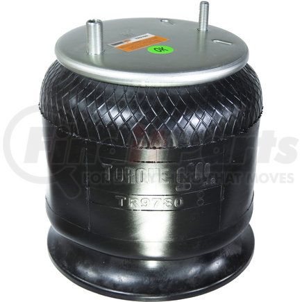 TR9780 by TORQUE PARTS - Suspension Air Spring - 8.75 in. Compressed Height, Reversible Sleeve, for Freightliner Trucks