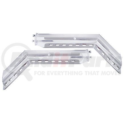 TRMFH307 by TORQUE PARTS - Mud Flap Hanger - 30 in. Stainless Steel, 45 Degree Angled, 2" Bolt Pattern